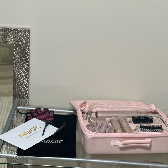 7Magic Hair Styling Tool Set in Pink - Picture 4 of 12